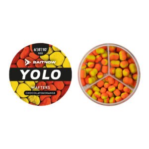 Przynęty Method Feeder BaitNow YOLO Orange&Yellow Wafters – Chocolate-Orange 6/8/10mm - obrazek 1